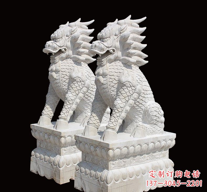 贵州中领雕塑推出麒麟雕塑一对