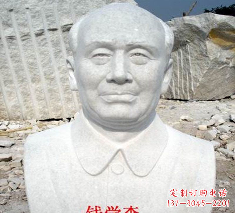 贵州拥有雄浑气势的钱学森头像雕塑