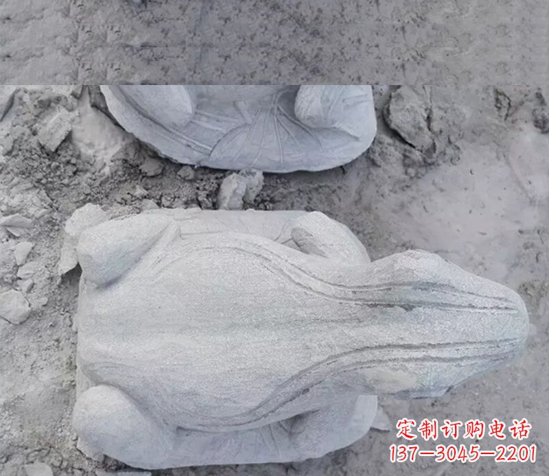 贵州石雕青蛙雕塑