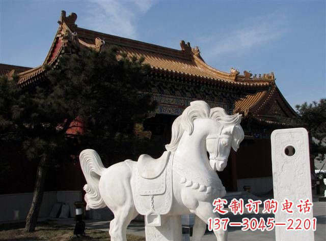 贵州石雕小马
