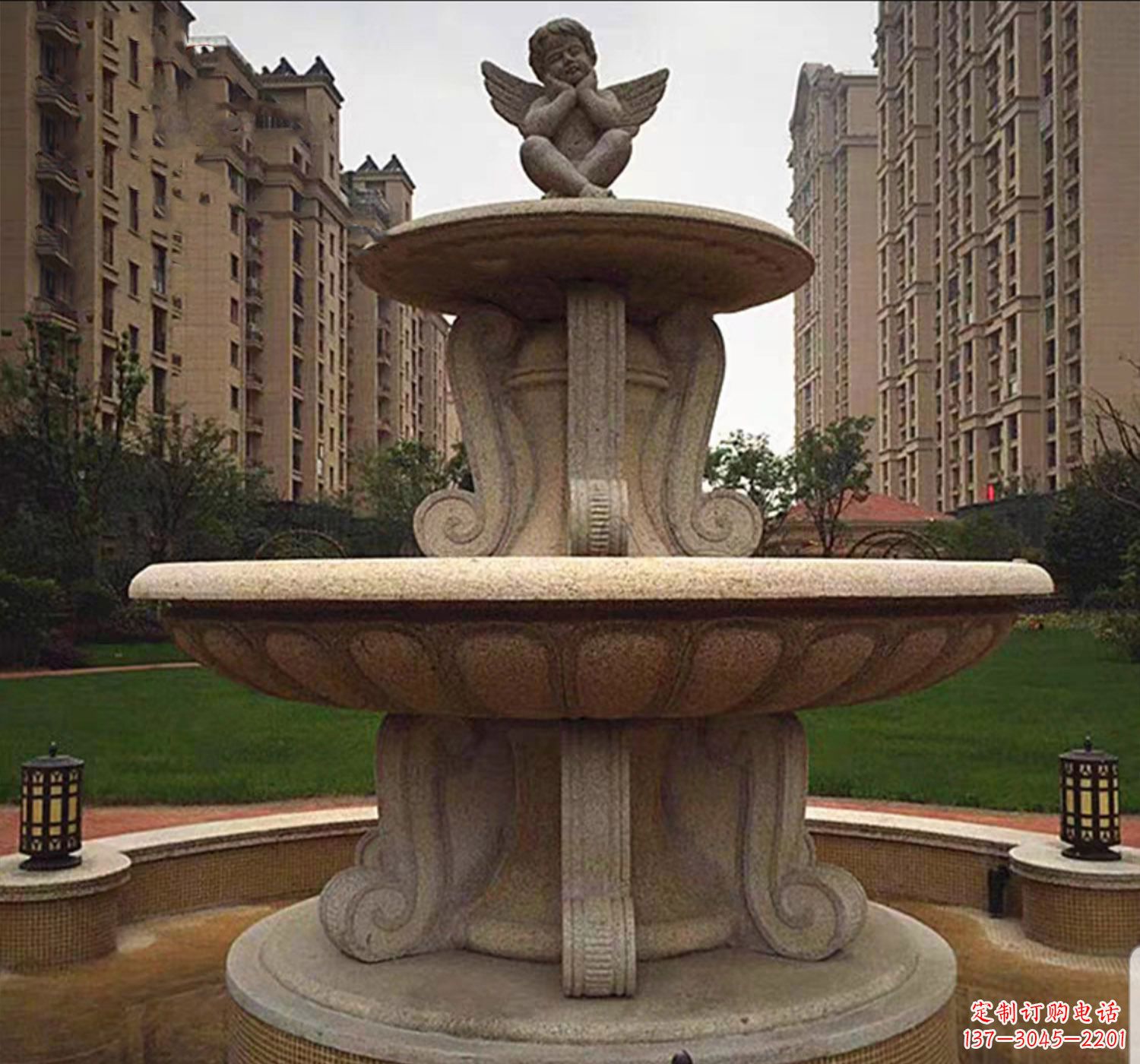 贵州石雕鱼喷泉