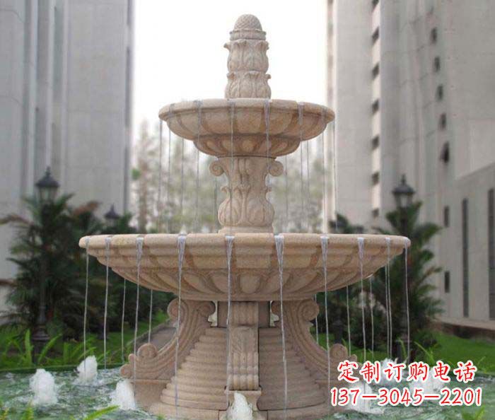 贵州双层喷泉小区石雕