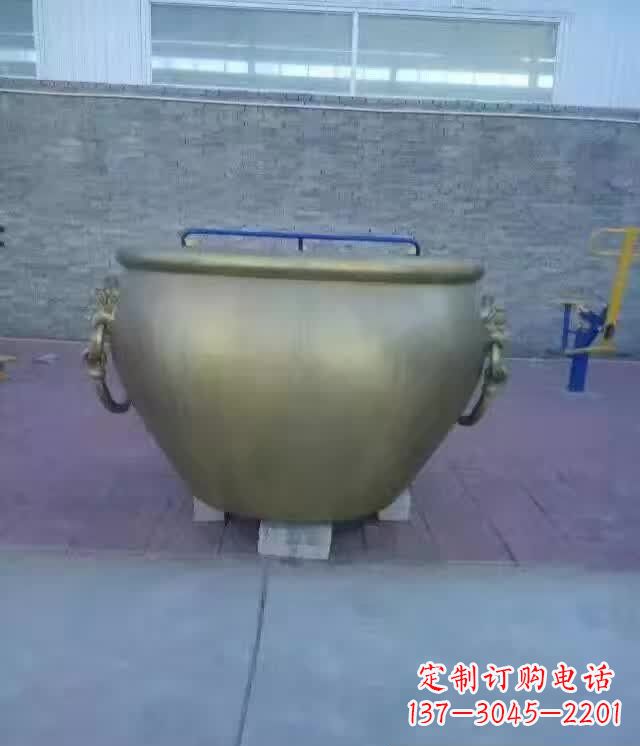 贵州水缸铜雕塑
