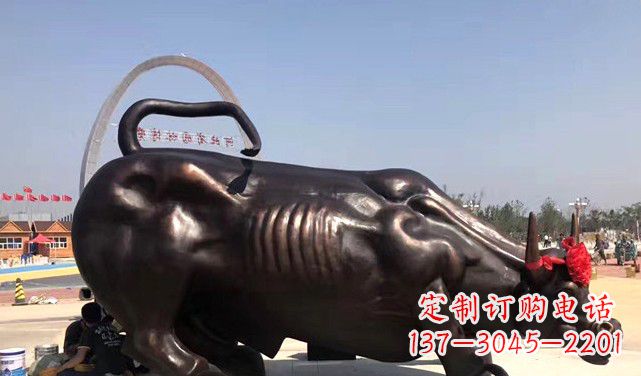 贵州水牛铜雕