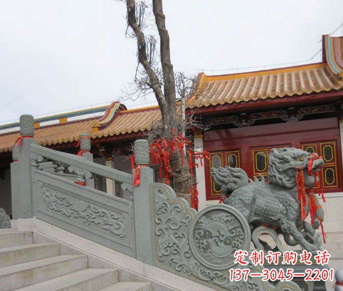 贵州寺庙景观仿古石栏板
