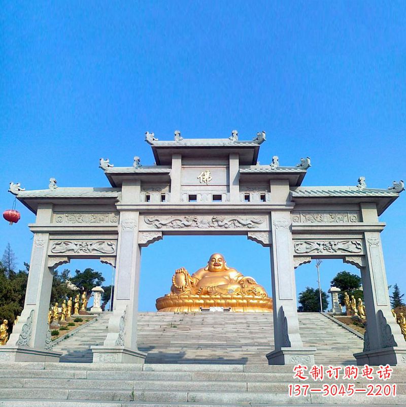 贵州寺庙石雕牌坊