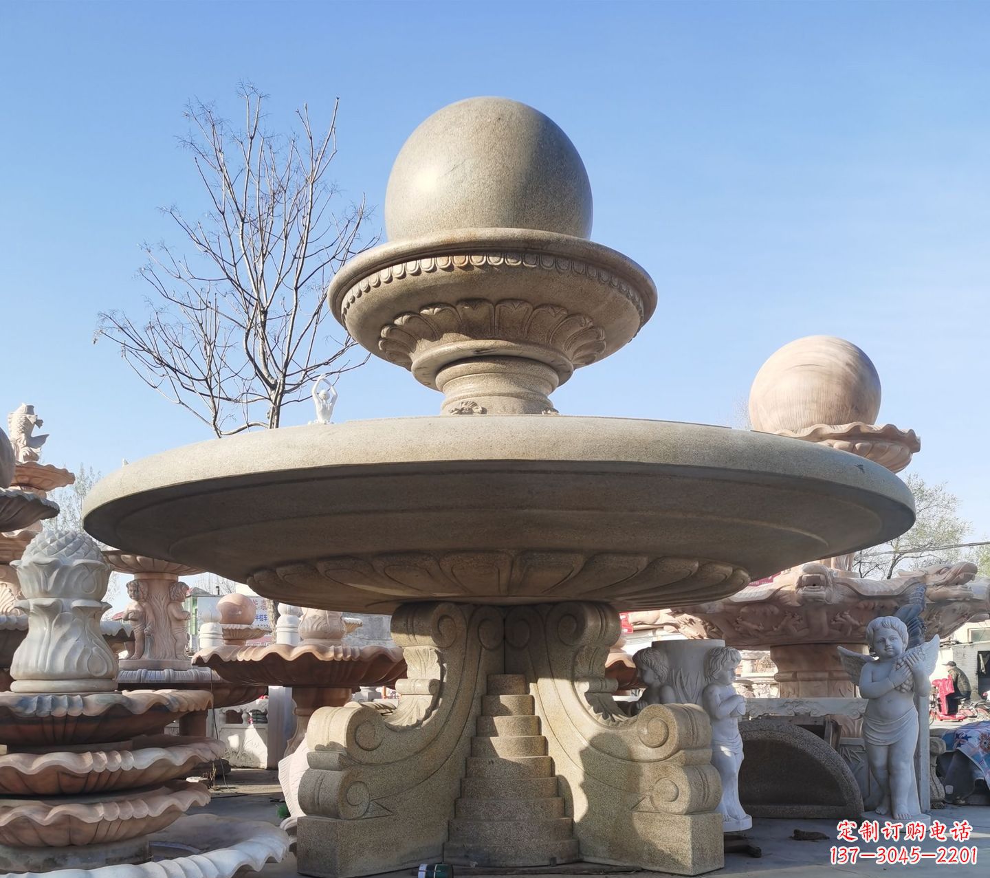 贵州松香玉大理石风水球