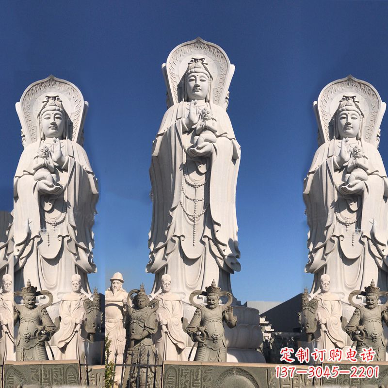 贵州送子观音大型石雕塑