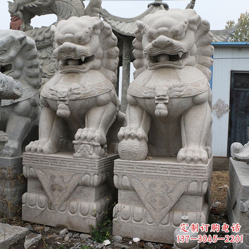 贵州天安门狮子石雕塑