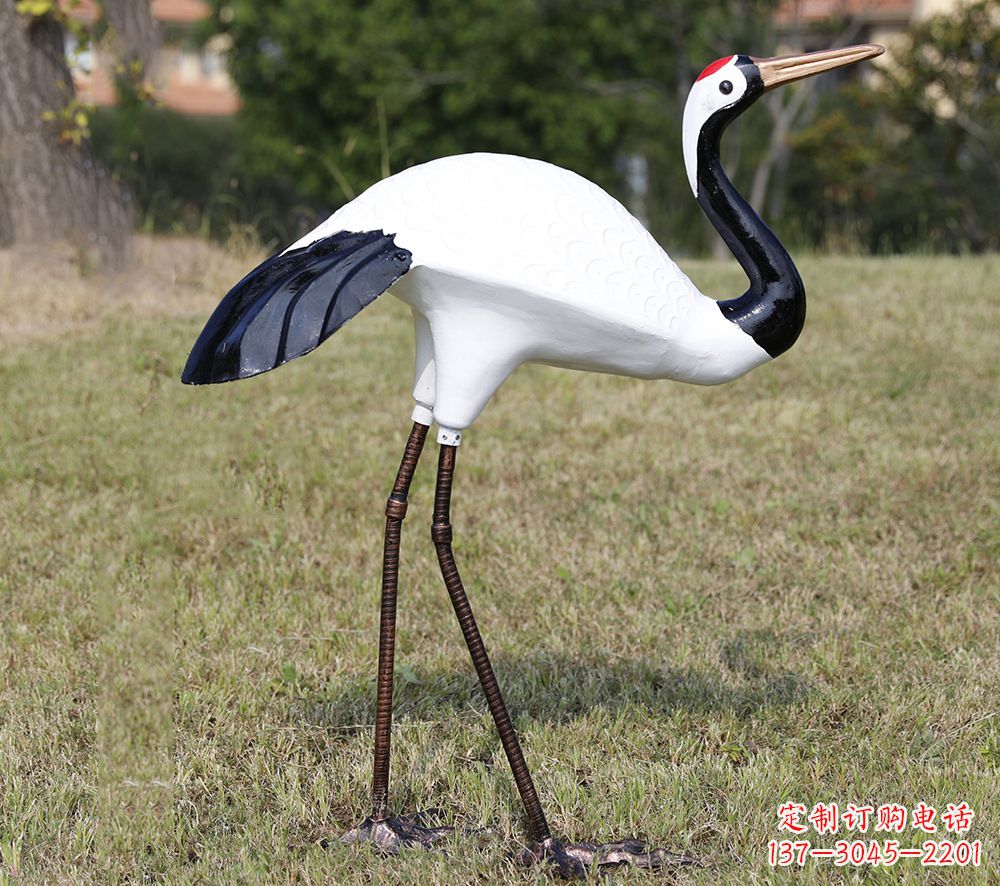 贵州庭院仙鹤雕塑