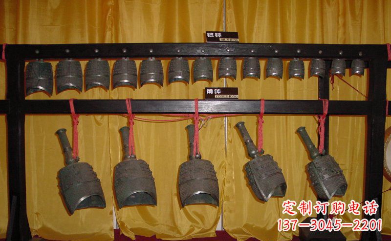 贵州铜编钟古代乐器雕塑