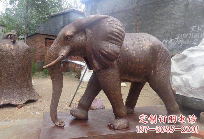 贵州铜大象雕塑