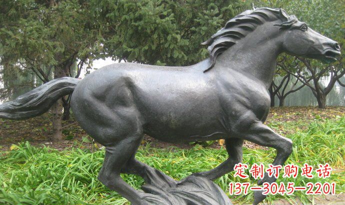 贵州铜雕奔马公园动物雕塑