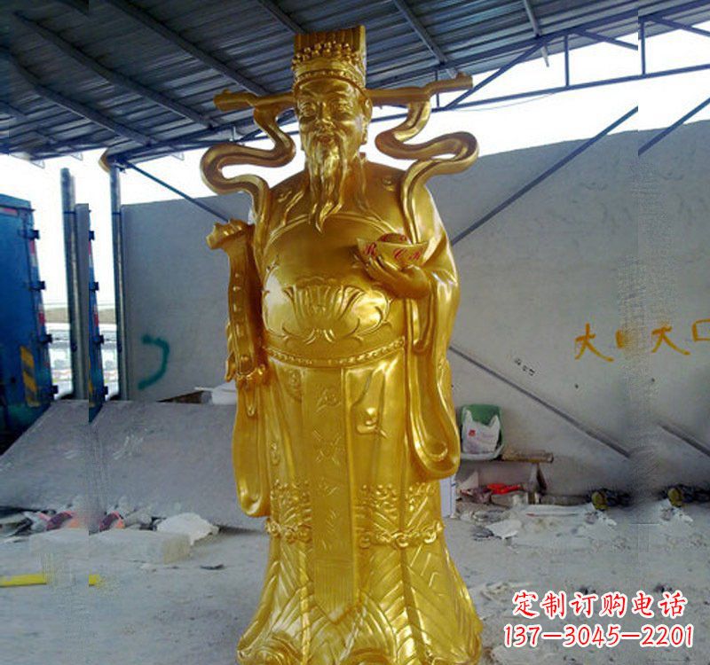 贵州铜雕财神雕像