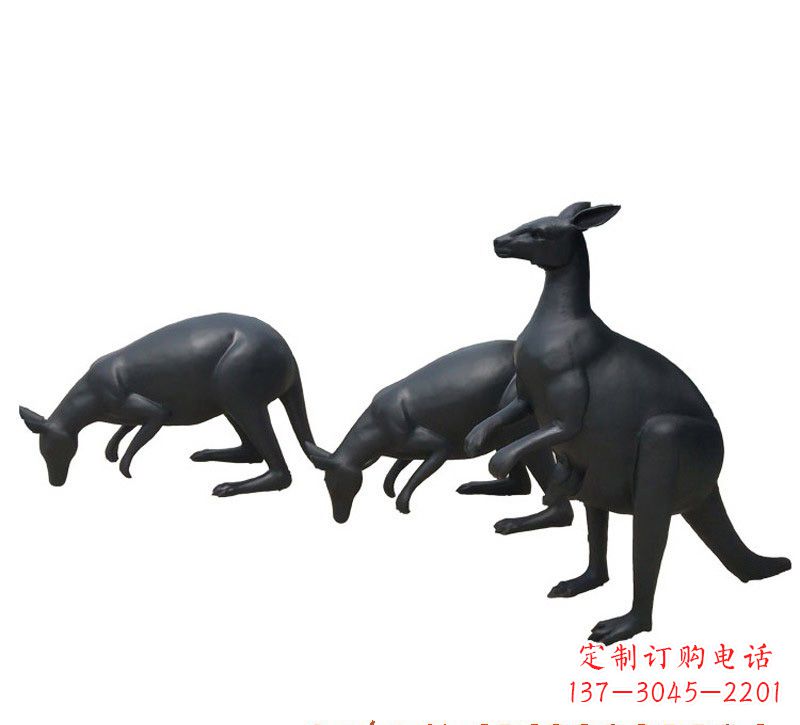 贵州铜雕袋鼠雕塑