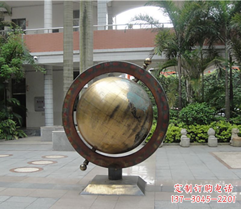 贵州铜雕地球仪