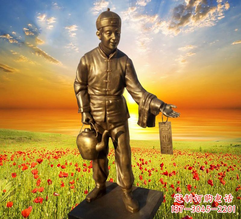贵州铜雕店小二