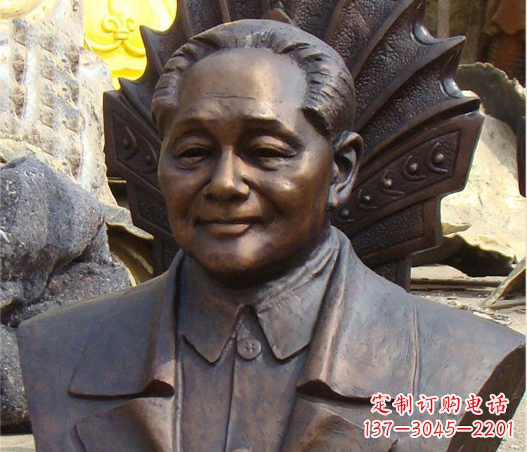 贵州铜雕广场邓小平肖像雕塑