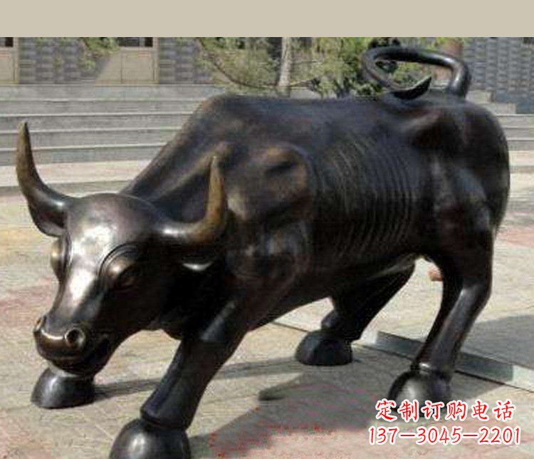 贵州铜雕广场华尔街动物牛