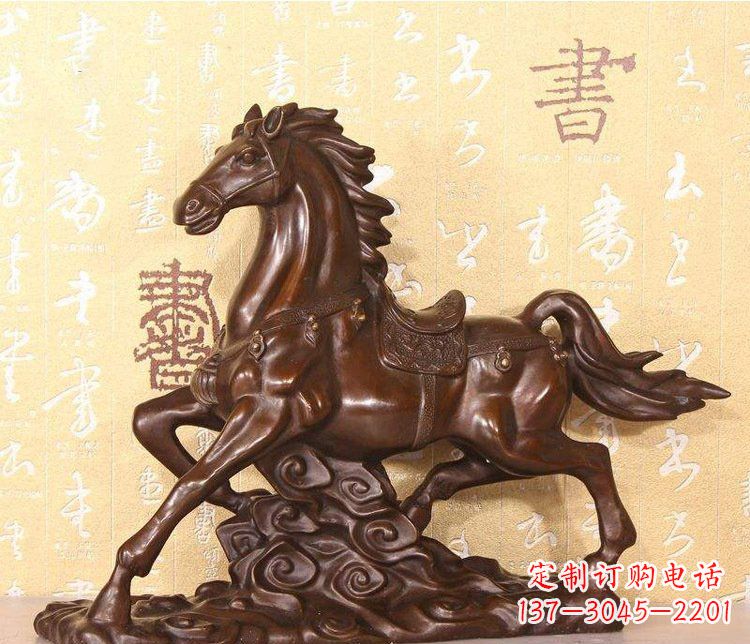 贵州铜雕户外园林动物马雕塑
