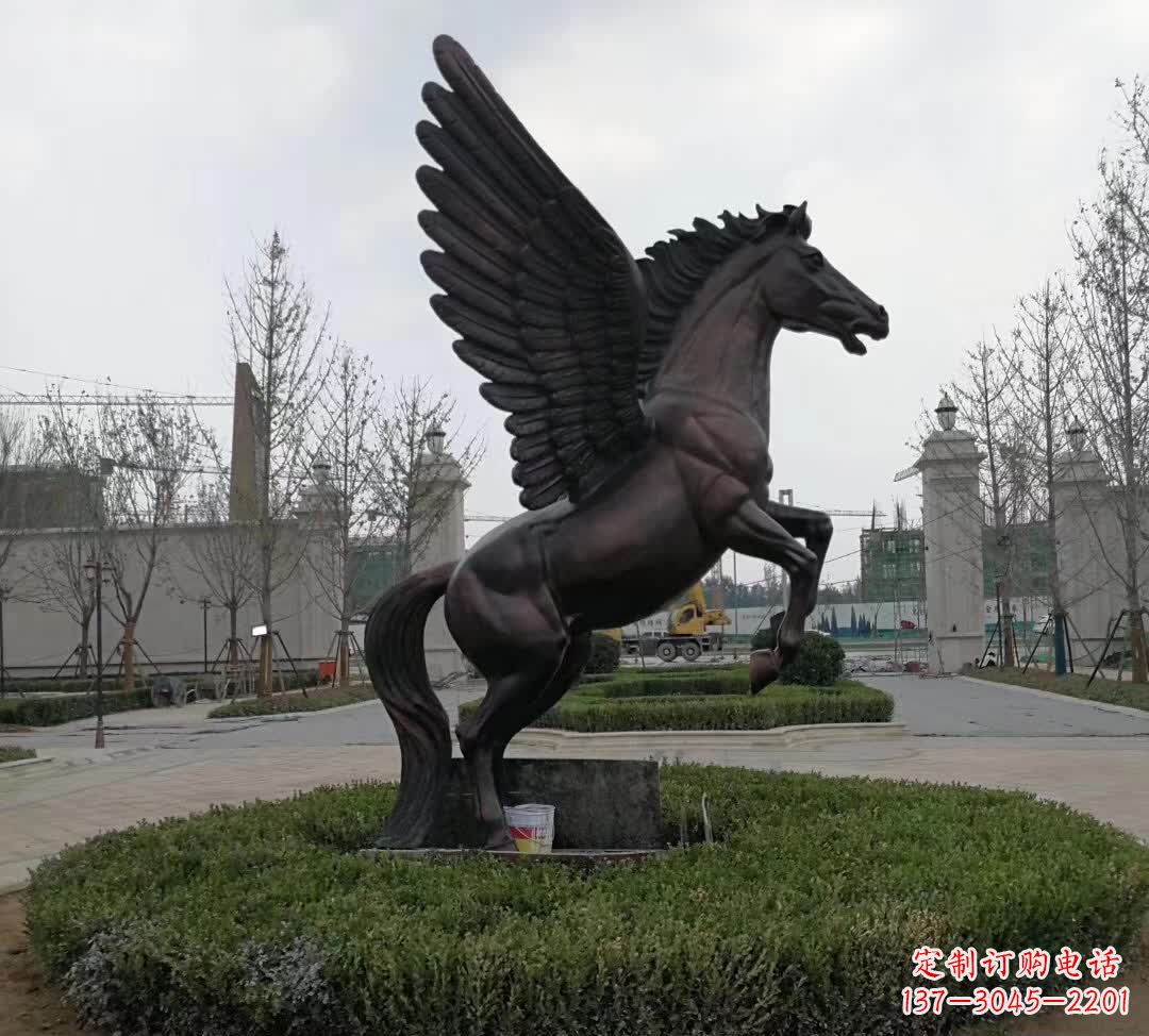 贵州铜雕景观飞马