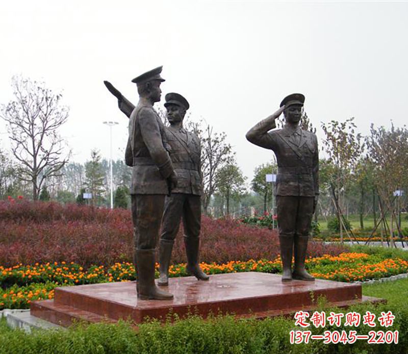 贵州铜雕警察铜雕