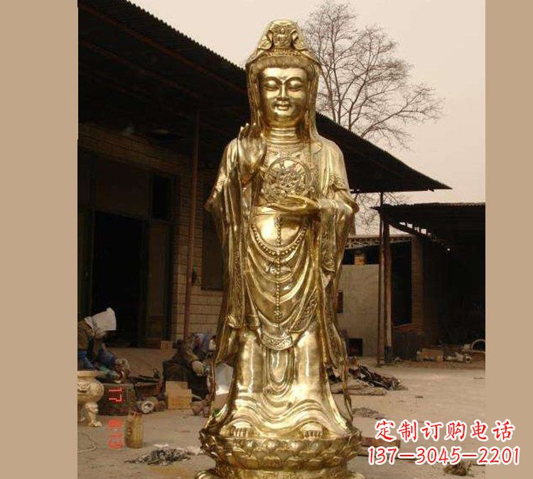 贵州铜雕南海观音