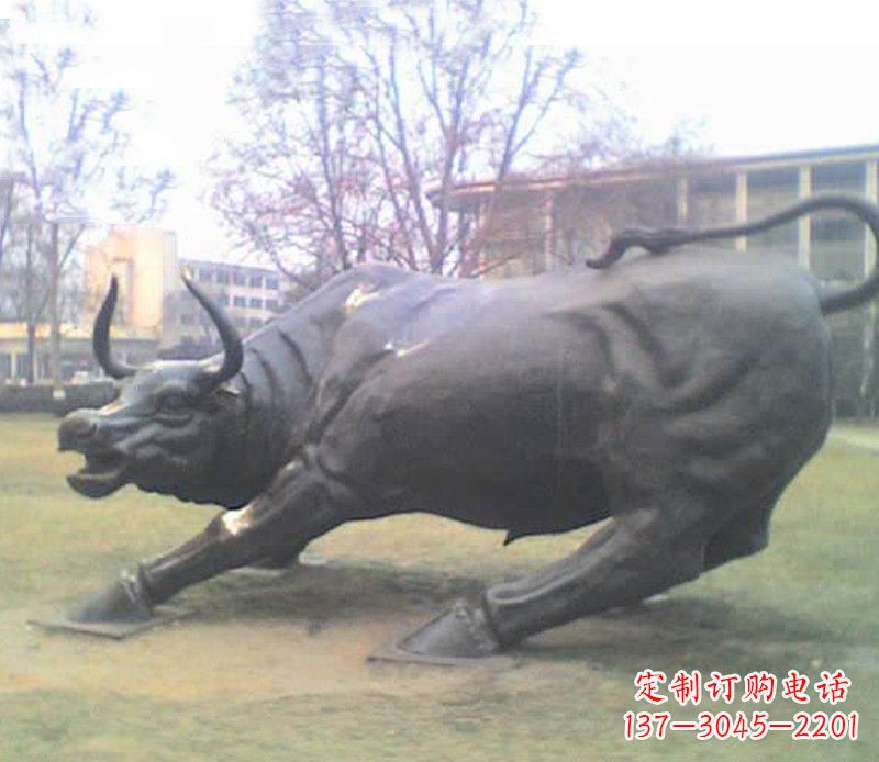 贵州铜雕牛广场动物景观摆件 (2)