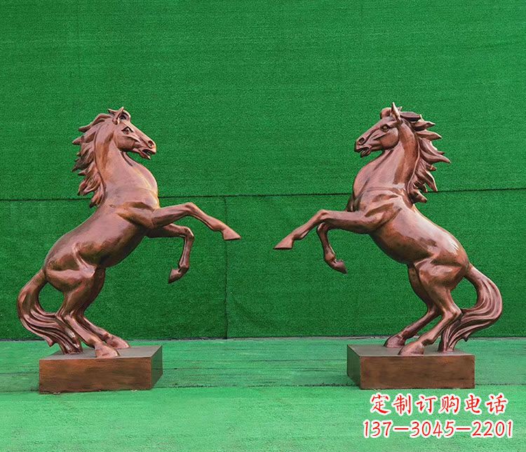 贵州铜雕企业马到成功立马