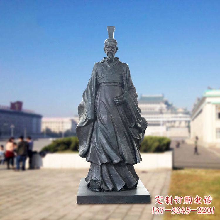 贵州铜雕屈原塑像