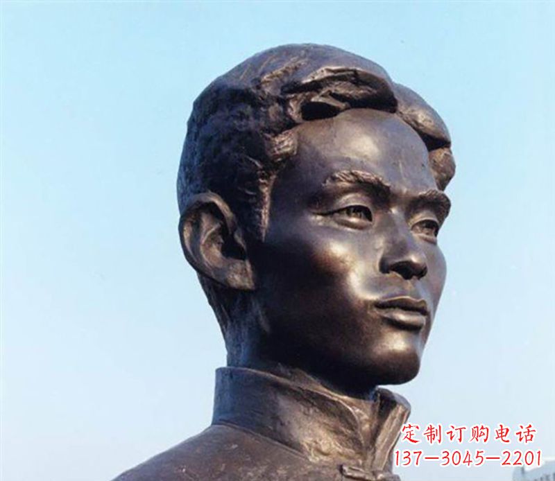 贵州铜雕人物头像