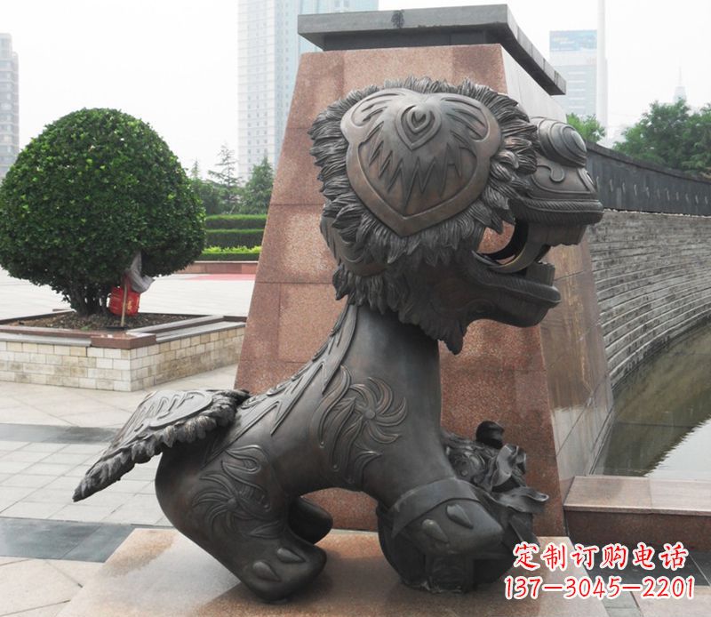 贵州铜雕狮子