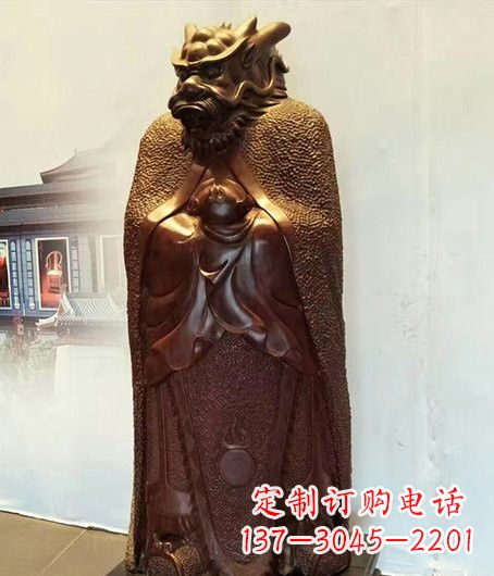 贵州铜雕兽首人身十二生肖