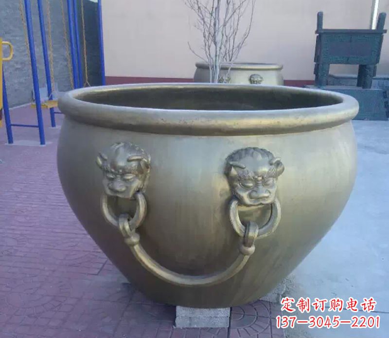 贵州铜雕水缸