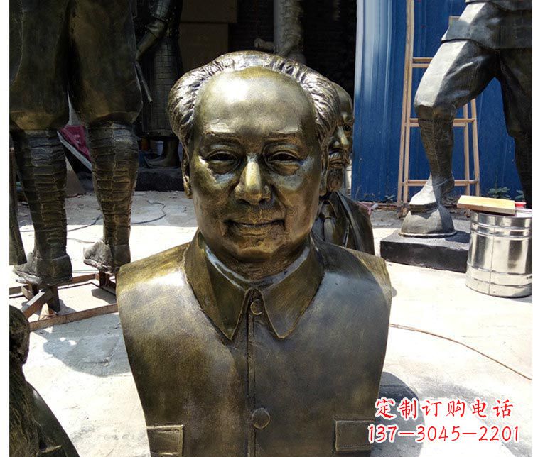 贵州铜雕伟人毛主席胸像