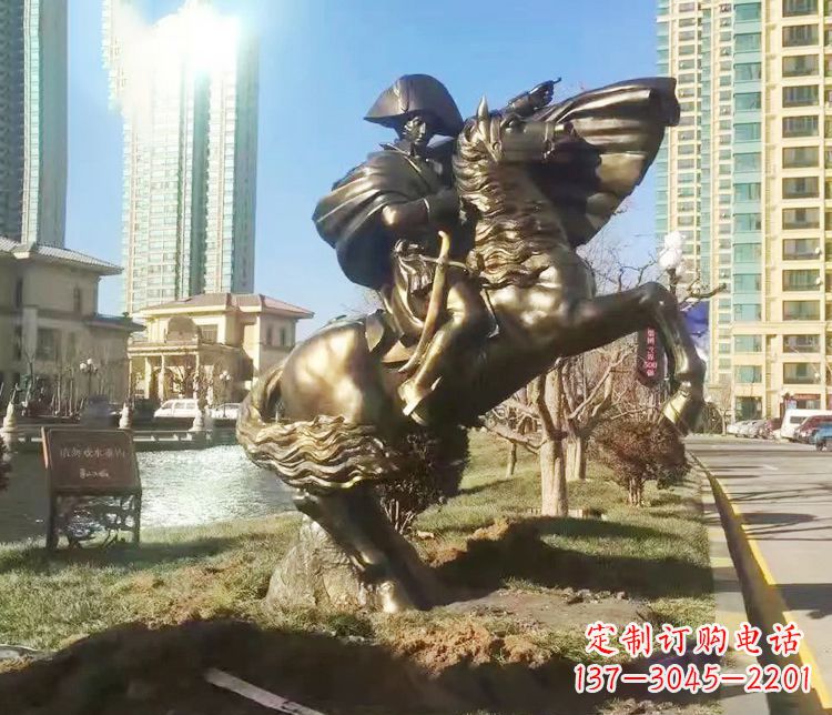 贵州铜雕西方骑马雕塑人物