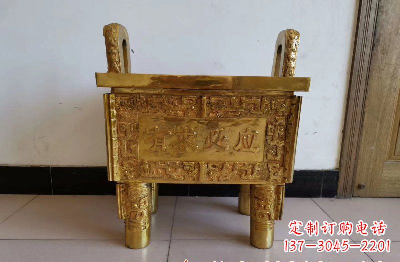 贵州铜雕香炉雕塑