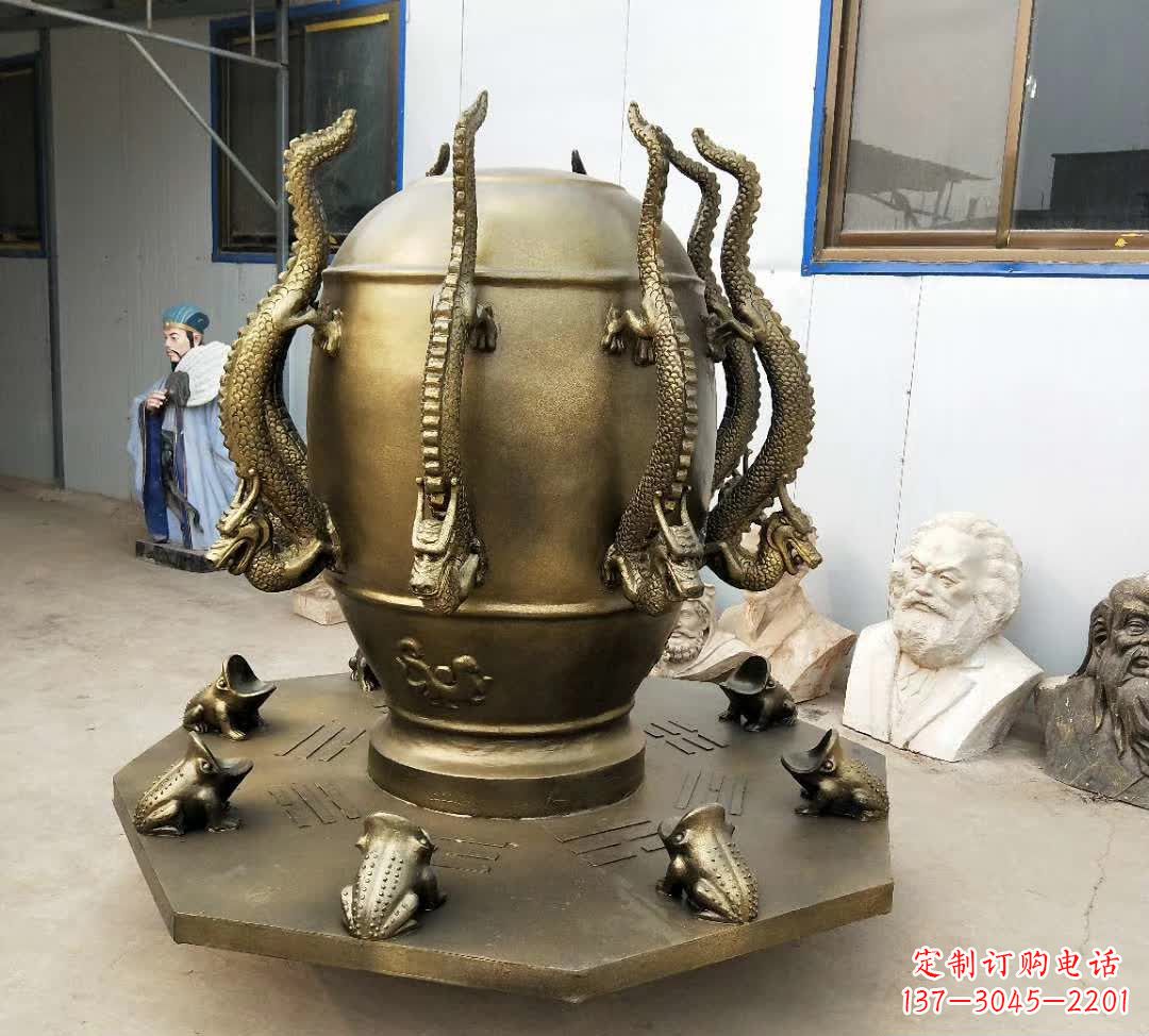贵州铜雕校园景观地动仪