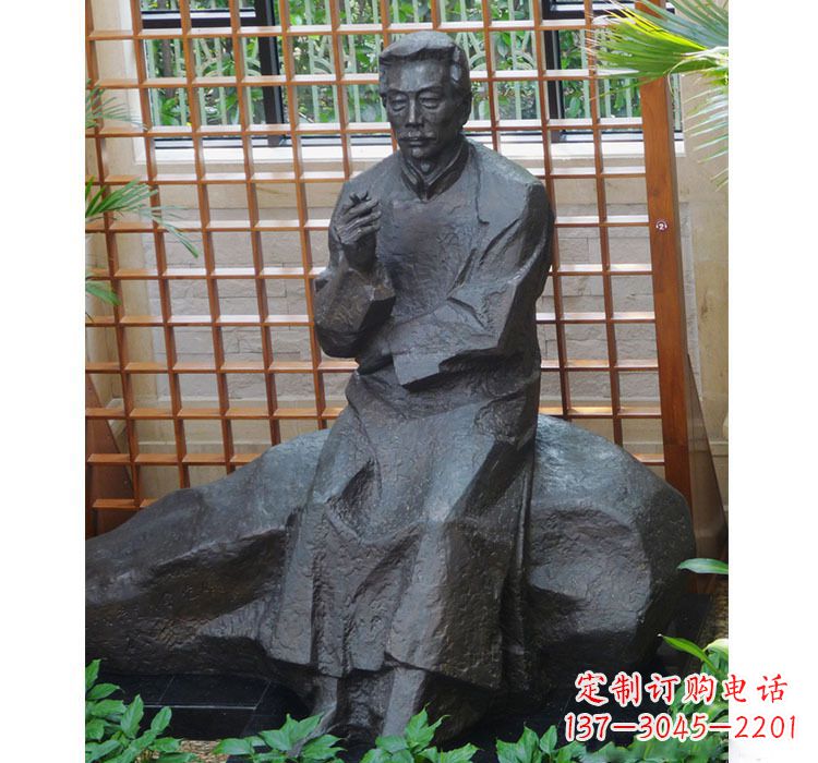 贵州铜雕校园名人鲁迅