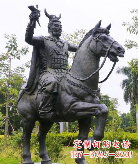 贵州铜雕炎帝骑马