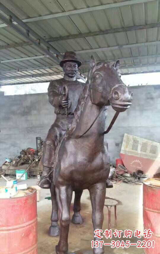 贵州铜雕园林动物马雕塑