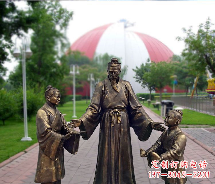 贵州铜雕园林孔融让梨