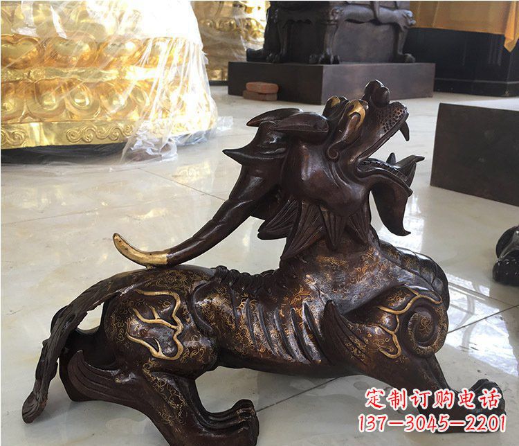贵州铜雕招财辟邪貔貅雕塑摆件
