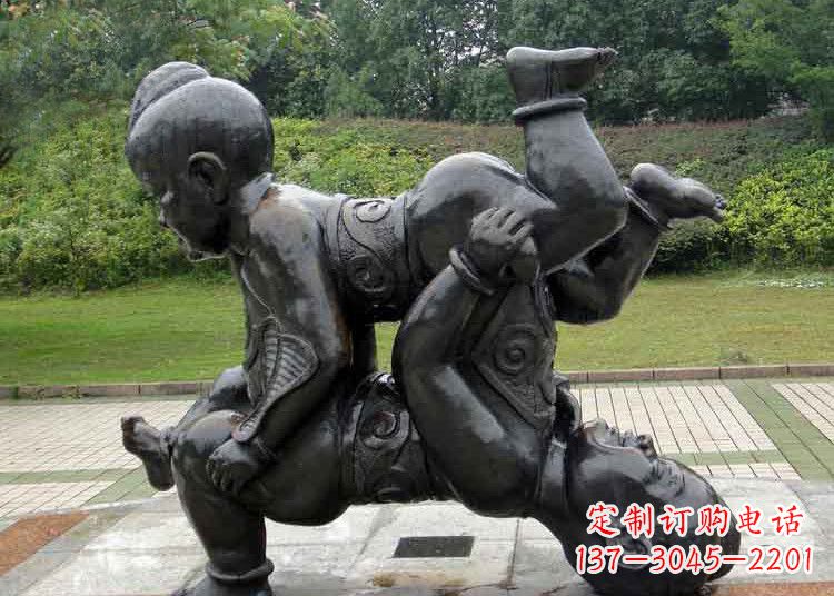 贵州顽皮的小孩