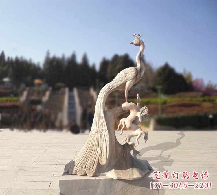 贵州晚霞红孔雀石雕