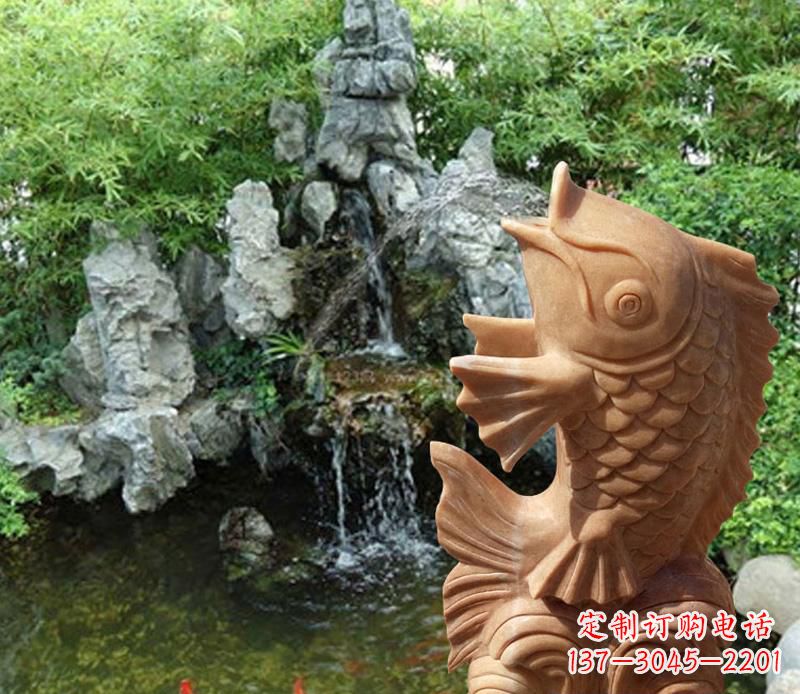 贵州晚霞红鲤鱼喷泉