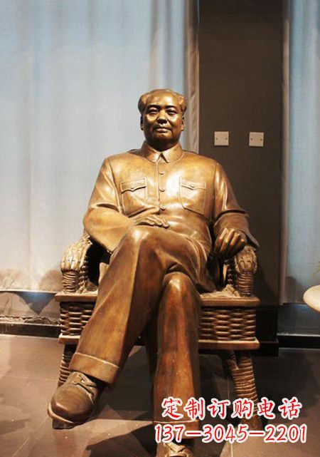 贵州伟大的主席铜雕像