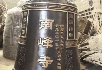 贵州定制南峰寺铜钟，打造精致宗教雕塑