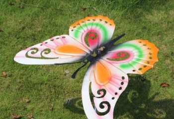 贵州暖色不锈钢蝴蝶雕塑--精致细腻如蝶般的自在
