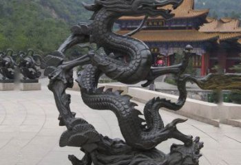 贵州超群绝伦的盘龙铜雕
